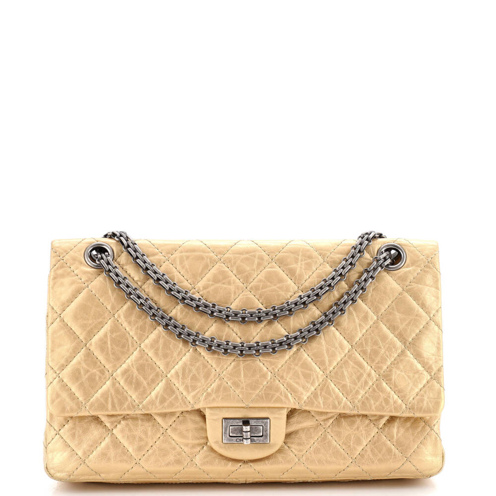 Chanel 226 Reissue 2.55 Flap Bag Quilted Aged Calfskin